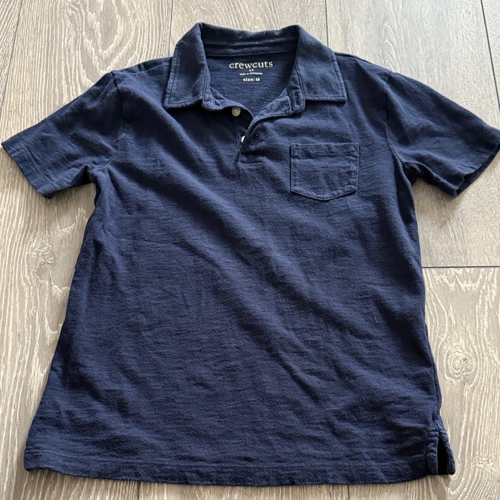 Crewcuts Boys Dark Blue Polo Shirt